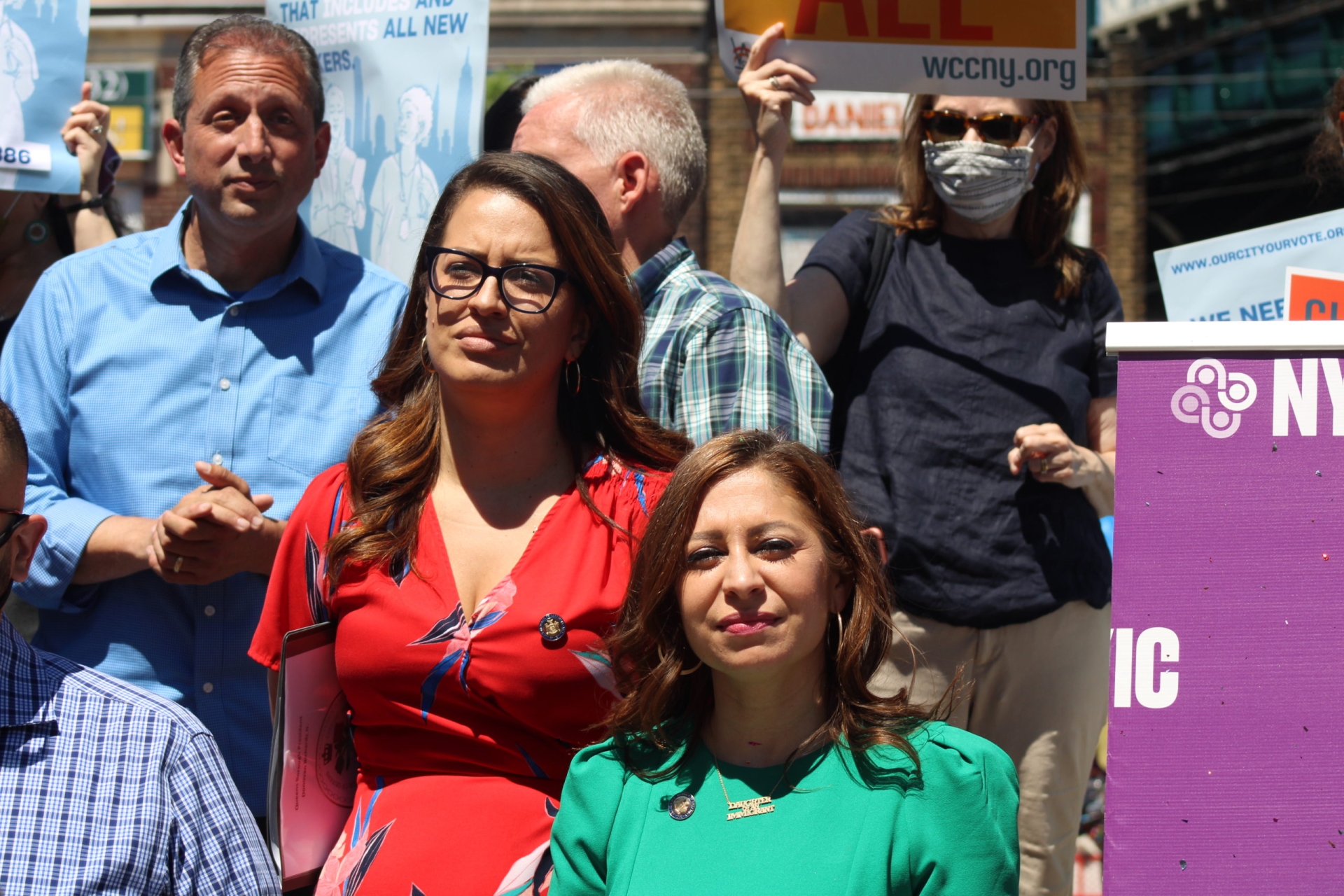 백만 명의 목소리를 위한 우리 도시 우리 투표 집회