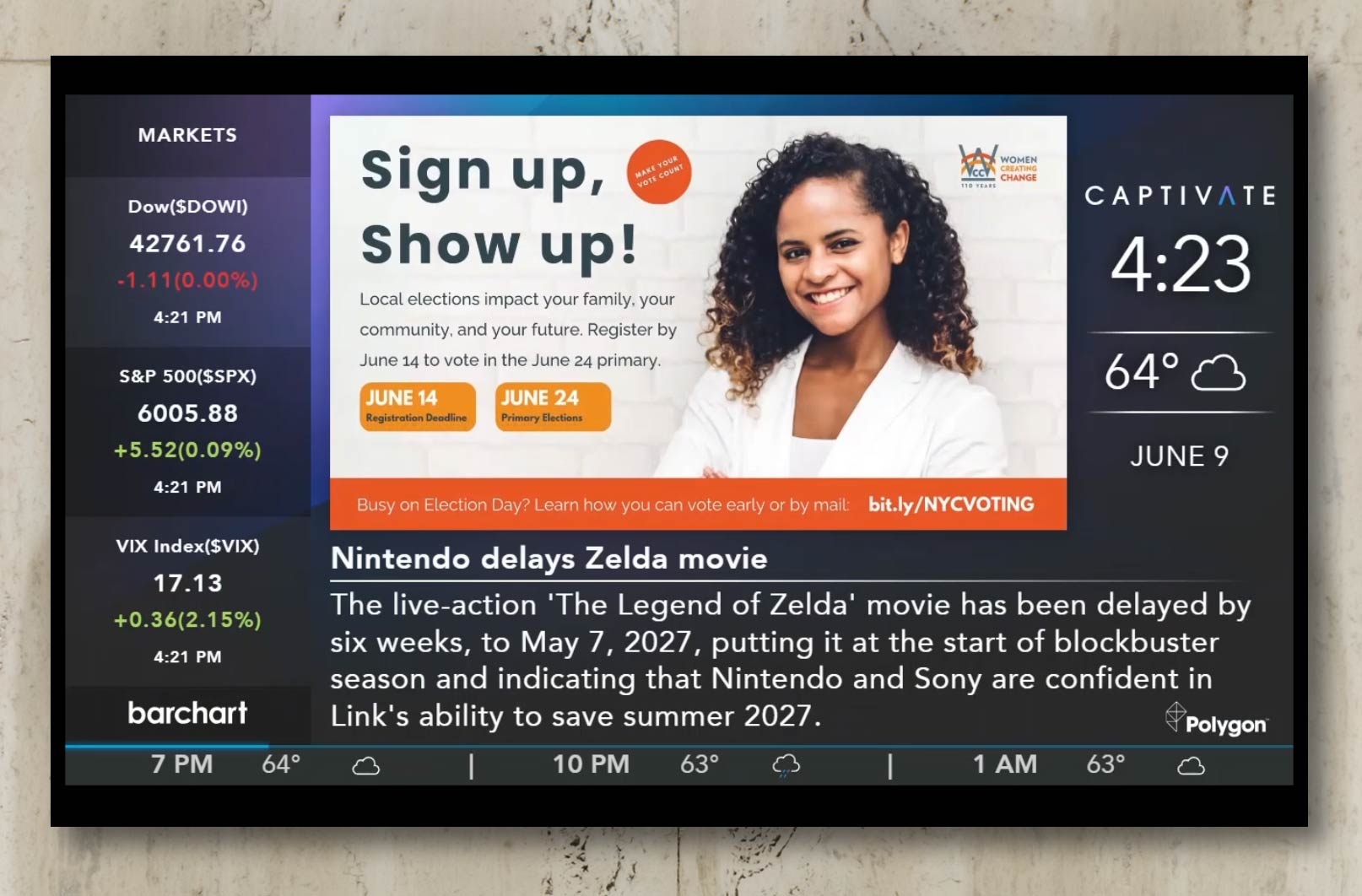 世界基督教协进会投票公益广告覆盖纽约市数百万人