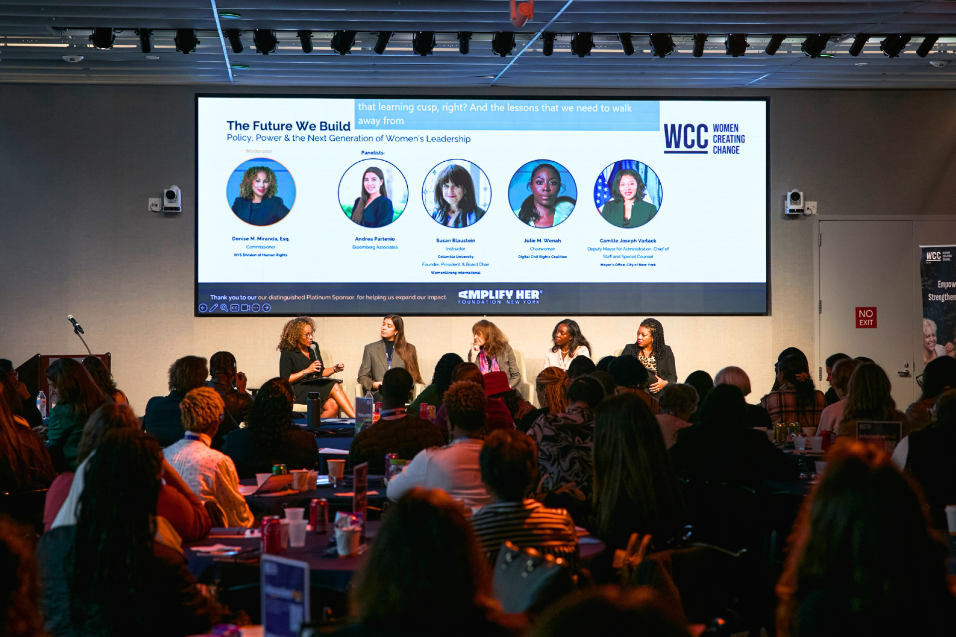 Le donne che creano il cambiamento ospitano la conferenza inaugurale sullo stato delle donne a New York